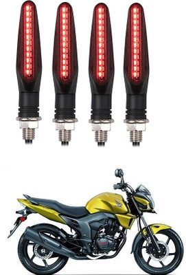 Delhismart Side LED Indicator Light for Honda CB Unicorn Dazzler(Red)