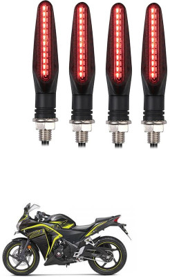 Delhismart Side LED Indicator Light for Honda CBR(Red)