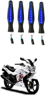 Delhismart Side LED Indicator Light for Hero Karizma ZMR(Blue)