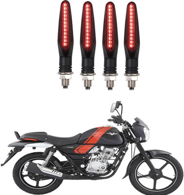 Delhismart Side LED Indicator Light for Bajaj V 150(Red)