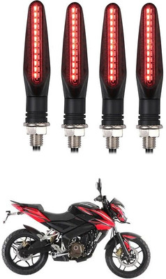 Delhismart Side LED Indicator Light for Bajaj Pulsar 180 NS(Red)