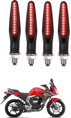 Delhismart Side LED Indicator Light for Yamaha Fazzer V2(Red)