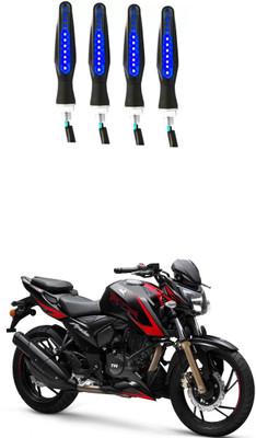 Delhismart Side LED Indicator Light for TVS Apache 200(Blue)