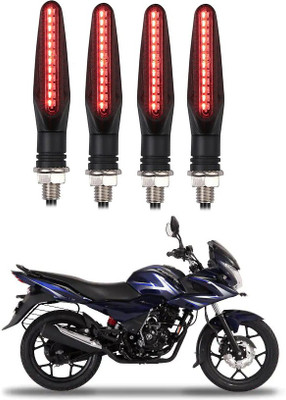 Delhismart Side LED Indicator Light for Bajaj Discover 150(Red)
