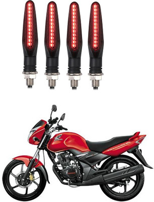Delhismart Side LED Indicator Light for Honda CB Unicorn(Red)