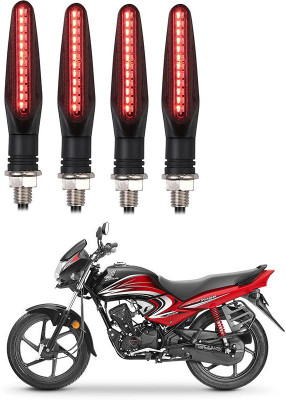 Delhismart Side LED Indicator Light for Honda Dream Yuga(Red)