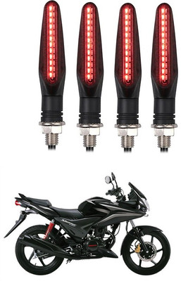 Delhismart Side LED Indicator Light for Honda CBF(Red)
