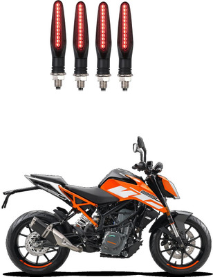 Delhismart Side LED Indicator Light for KTM Duke 190(Red)