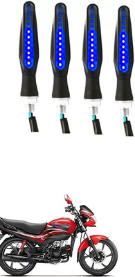 Delhismart Side LED Indicator Light for Hero Passion(Blue)