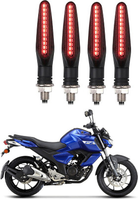 Delhismart Side LED Indicator Light for Yamaha FZS F1(Red)