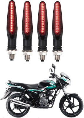 Delhismart Side LED Indicator Light for Bajaj Discover 100(Red)