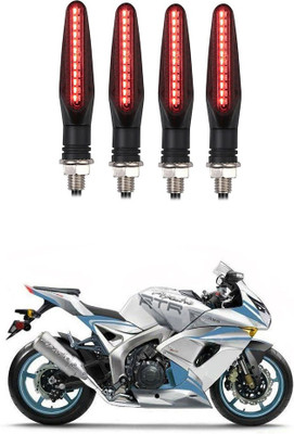 Delhismart Side LED Indicator Light for TVS Apache 220(Red)