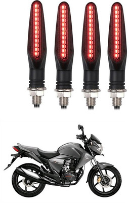 Delhismart Side LED Indicator Light for Honda Unicorn Dazzler(Red)