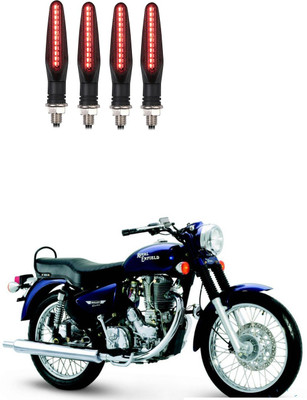 Delhismart Side LED Indicator Light for Royal Enfield Electra 350(Red)