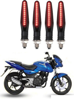 Delhismart Side LED Indicator Light for Bajaj Pulsar 180 DTS-i(Red)