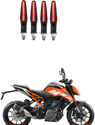 Delhismart Side LED Indicator Light for KTM Duke RC 190(Red)