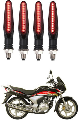 Delhismart Side LED Indicator Light for Honda CBF 150(Red)