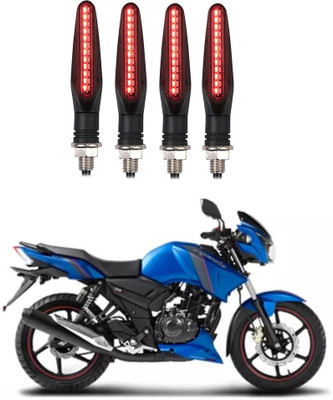 Delhismart Side LED Indicator Light for TVS Apache RTR 150(Red)