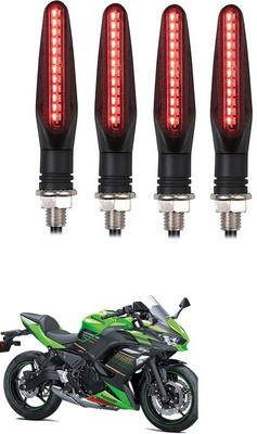 Delhismart Side LED Indicator Light for Kawasaki Ninja(Red)