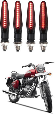 Delhismart Side LED Indicator Light for Royal Enfield Electra Twin Spark(Red)