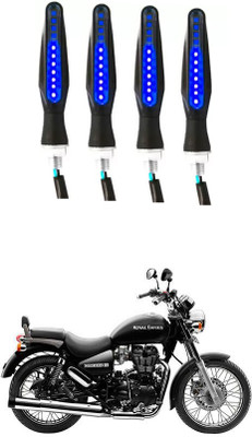 Delhismart Side LED Indicator Light for Royal Enfield Thunder Bird 350(Blue)