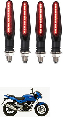 Delhismart Side LED Indicator Light for Bajaj Pulsar 200 NS DTS-i(Red)