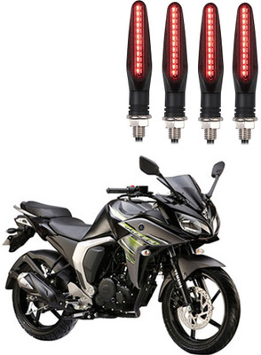 Delhismart Side LED Indicator Light for Yamaha Fazzer Fi(Red)