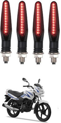 Delhismart Side LED Indicator Light for TVS Star Sport(Red)