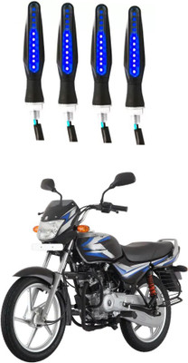 Delhismart Side LED Indicator Light for Bajaj CT 100(Blue)