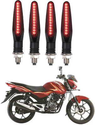 Delhismart Side LED Indicator Light for Bajaj Discover 125(Red)