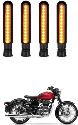 Delhismart Side LED Indicator Light for Royal Enfield Classic(Amber)