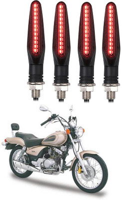Delhismart Side LED Indicator Light for Yamaha Enticer(Red)
