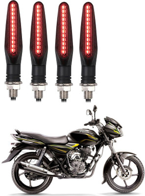 Delhismart Side LED Indicator Light for Bajaj Discover 100 DTS-i(Red)