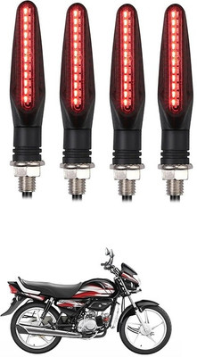 Delhismart Side LED Indicator Light for Hero CD deluxe(Red)