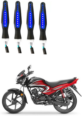 Delhismart Side LED Indicator Light for Honda Dream Yuga(Blue)