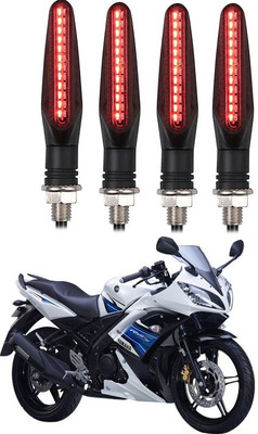 Delhismart Side LED Indicator Light for Yamaha YZF R15 S(Red)