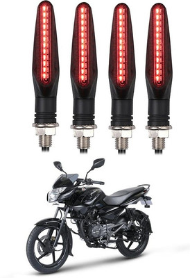 Delhismart Side LED Indicator Light for Bajaj Pulsar 135 DTS-i(Red)