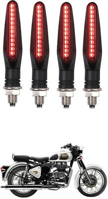 Delhismart Side LED Indicator Light for Royal Enfield Classic 350(Red)