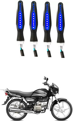 Delhismart Side LED Indicator Light for Hero Splendor(Blue)