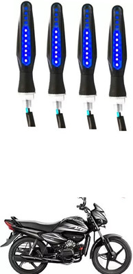 Delhismart Side LED Indicator Light for Hero Splendor NXG(Blue)