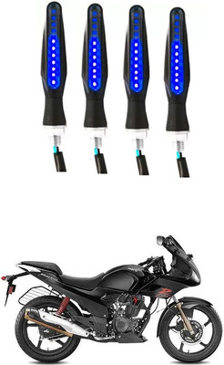 Delhismart Side LED Indicator Light for Hero Karizma R(Blue)