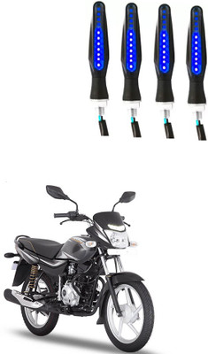 Delhismart Side LED Indicator Light for Bajaj Platina 100ES(Blue)