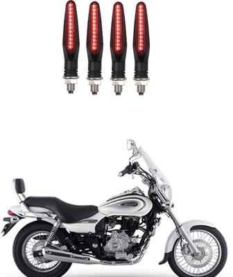 Delhismart Side LED Indicator Light for Bajaj Avenger 220(Red)