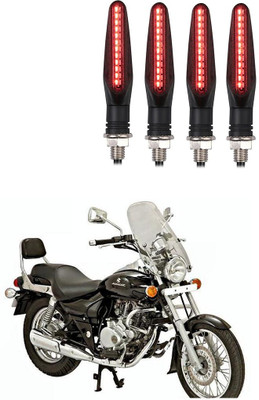 Delhismart Side LED Indicator Light for Bajaj Avenger 200(Red)