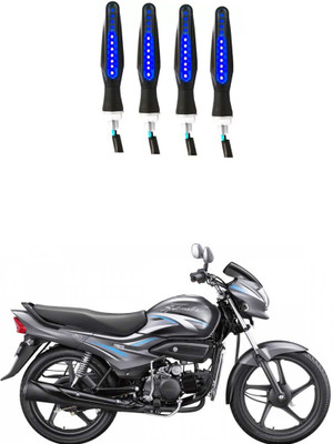 Delhismart Side LED Indicator Light for Hero Super Splendor(Blue)