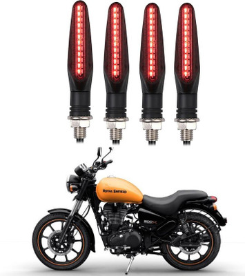 Delhismart Side LED Indicator Light for Royal Enfield Thunder Bird 500(Red)