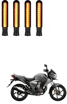 Delhismart Side LED Indicator Light for Honda Unicorn Dazzler(Amber)