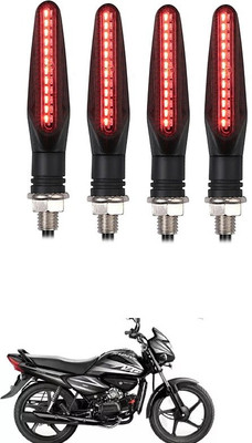Delhismart Side LED Indicator Light for Hero Splendor NXG(Red)