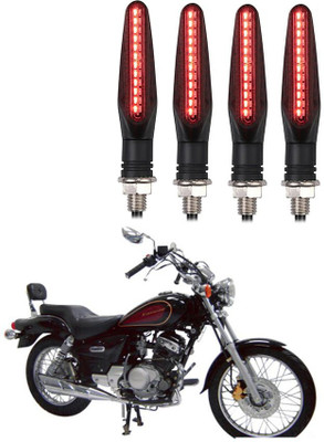 Delhismart Side LED Indicator Light for Yamaha Enticer 125(Red)