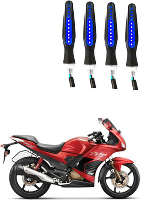 Delhismart Side LED Indicator Light for Hero Karizma(Blue)